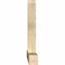 Ekena Millwork Portland Rough Sawn Timber Gable Bracket, Douglas Fir, 108"W x 45"H x 6"D x 6"F, 10/12 Pitch GBW108X45X0606POR00RDF - alternate 5